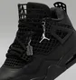 Кроссовки женские Air Jordan 4 Retro Black FN7251-001