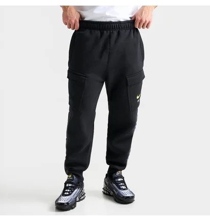 Штани чоловічі Nike Air Retro Fleece Cargo Pants Black FN7693-011