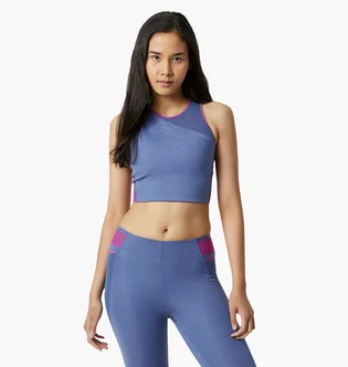 Топ жіночий New Balance Q Speed Shape Shield Crop Bra Blue Wb21288Nsy