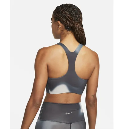 Топ женский Nike W Ny Df Swsh Md365 Aop Bra Grey Dm0647-070