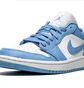 Кроссовки женские Air Jordan 1 Low Wmns White/Light Blue AO9944-441
