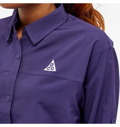 Рубашка женская Nike Acg Long Sleeve Trail Top Violet FB7887-555