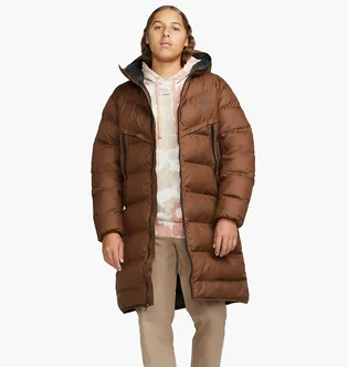 Парка чоловіча Nike Sf Wr Pl-Fld Hd Parka Brown Dr9609-259