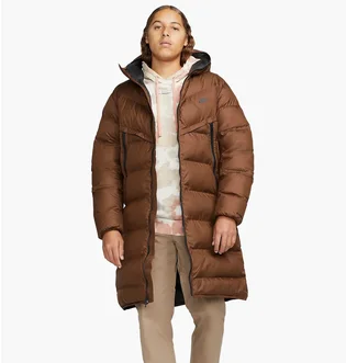Парка мужская Nike Sf Wr Pl-Fld Hd Parka Brown Dr9609-259