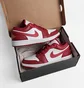 Кросівки чоловічі Air Jordan 1 Low White/Red 553558-607