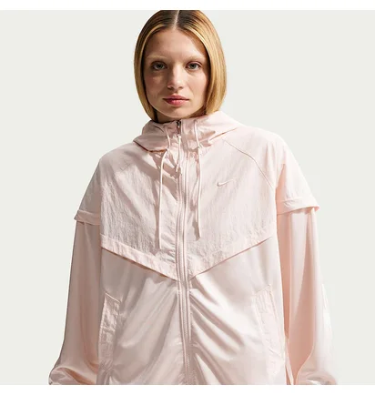 Олімпійка жіноча Nike Sportswear Oversized Windrunner Pink IF0270-103