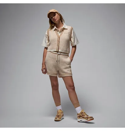 Шорты женские Nike Wmns Knit Short Beige FV7116-133