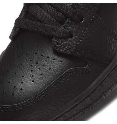 Кроссовки детские Nike Air Jordan 1 Gs Low Triple Black 553560-091