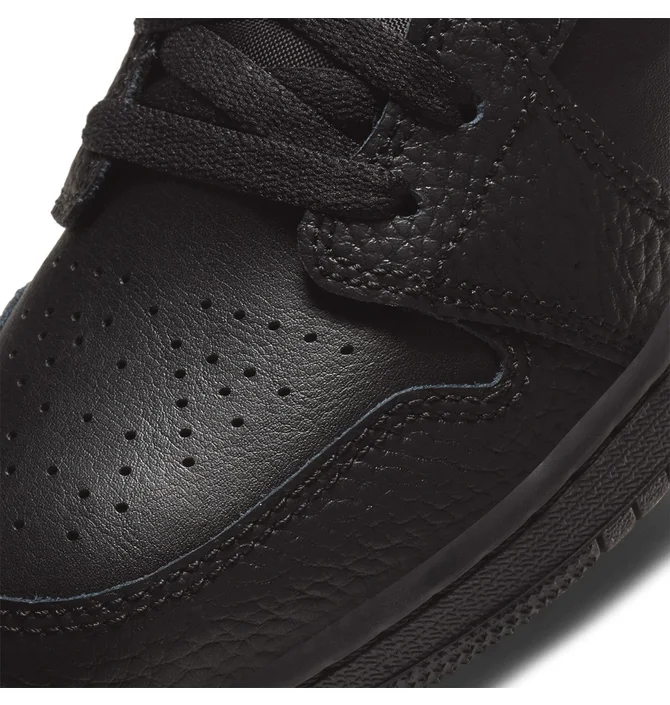 ᐉ Кроссовки детские Nike Air Jordan 1 Gs Low Triple Black 553560