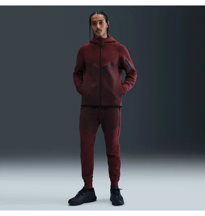 Толстовка чоловіча Nike Tech Fleece Bordo HV0949-619