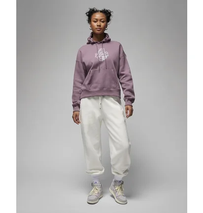 Худи женское Air Jordan Brooklyn Fleece Graphic Hoodie Violet FD7154-508