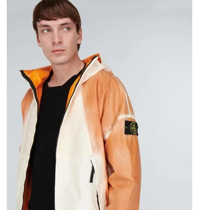 Куртка мужская STONE ISLAND Mussola Gommata Orange 7815430T1-V0073