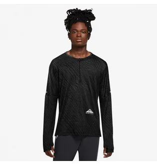 Лонгслів чоловічий Nike Dri-Fit Element Trail Half Zip Black CZ9056-010