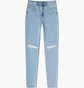 Джинсы женские Ksubi Playback Authentik Trashed Denim Jeans Light Blue WCO23DJ002