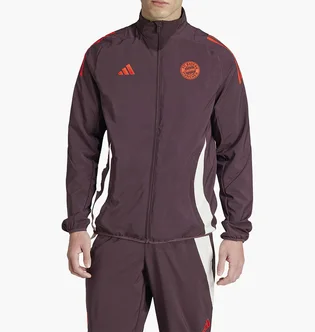 Олімпійка чоловіча Adidas Casaco Fcb Pre Jkt Bordo IS9963