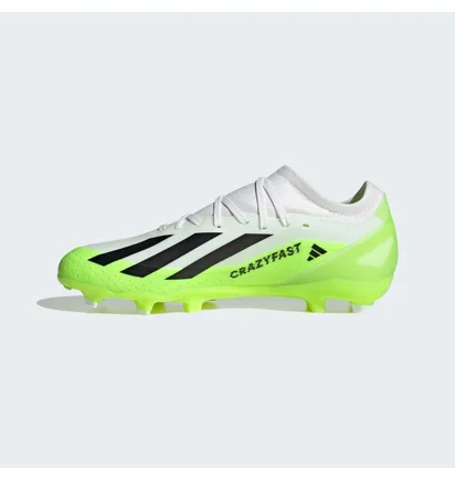 Бутсы мужские Adidas X Crazyfast.3 Firm Ground Cleats White/Green HQ4534