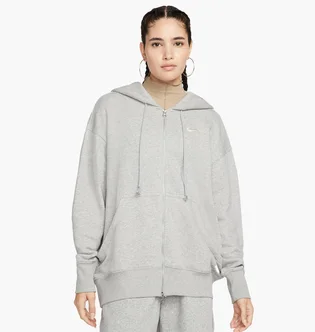 Толстовка жіноча Nike Sportswear Phoenix Fleece Oversized Full-Zip Hoodie Grey Dq5758-063