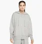 Толстовка женская Nike Sportswear Phoenix Fleece Oversized Full-Zip Hoodie Grey Dq5758-063