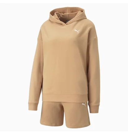 Спортивный костюм женский Puma Loungewear Short Beige 673703-89