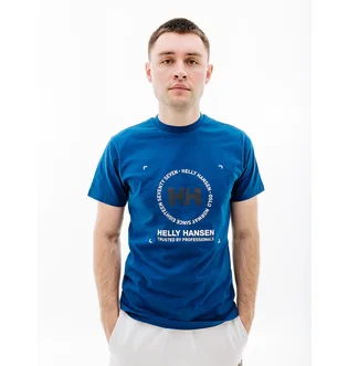 Футболка мужская Helly Hansen Move Cotton T-Shirt Blue 53976-606