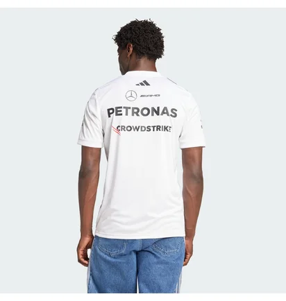 Футболка чоловіча Adidas Mercedes - Amg Petronas Formula One Team Driver White JX5798
