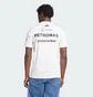 Футболка чоловіча Adidas Mercedes - Amg Petronas Formula One Team Driver White JX5798