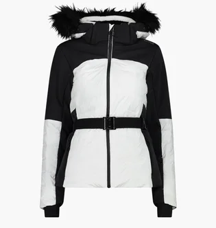Куртка жіноча CMP Zip Hood Ripstop White/Black 34W4436F-A001