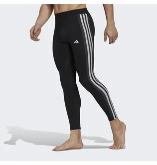 Штани чоловічі Adidas Techfit 3-Stripes Training Long Tights Black Hd3530