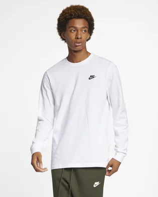 Лонгслив мужской Nike Club Ls Tee White AR5193-100