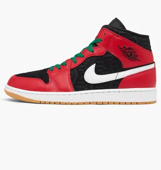 Кроссовки мужские Air Jordan Retro 1 Mid Se Casual Shoes Red/Black Dq8417-006
