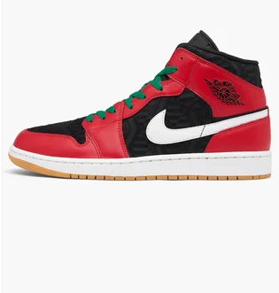 Кроссовки мужские Air Jordan Retro 1 Mid Se Casual Shoes Red/Black Dq8417-006