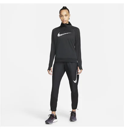Штани жіночі Nike Swoosh Run Black Dm7771-010