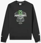 Свитшот мужской Bape X Minecraft Logo Sweatshirt Black AAP-SE-M9564XX