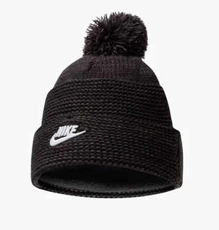 Шапка унісекс Nike U Nsw Cuffed Beanie Fut Pom Black Da2022-010