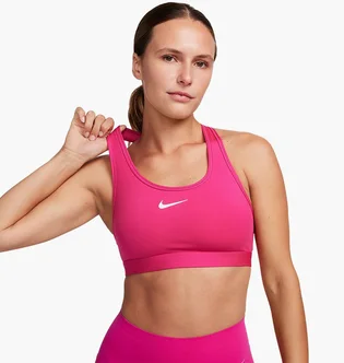 Топ жіночий Nike Stanik Swoosh Medium Support Pink DX6821-615
