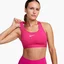 Топ женский Nike Stanik Swoosh Medium Support Pink DX6821-615