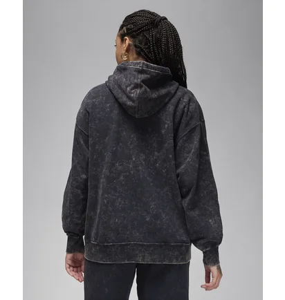 Худи женское Air Jordan Flight Fleece Washed Hoodie Black FN5738-010