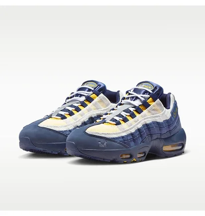 Кроссовки мужские Nike Sb Air Max 95 X Eric Koston Obsidian And Speed Yellow MenS Shoes Blue HQ8492-400