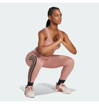 Лосини жіночі Adidas Optime 3-Stripes Peach JI8764