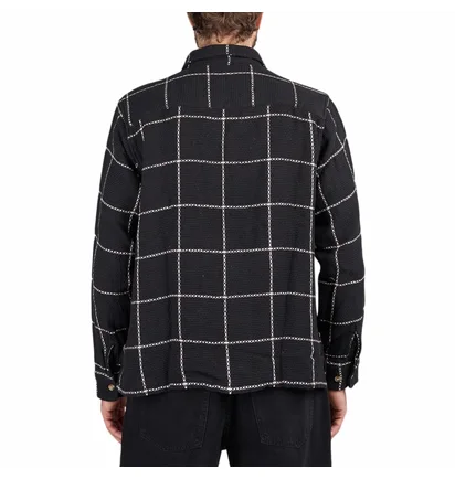Рубашка мужская OBEY Santo Woven Shirt Black 181200384-BKM