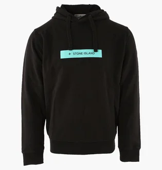 Худи мужское Stone Island Hoodie Black 781565585-V0029