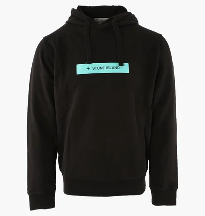 Худі чоловіче Stone Island Hoodie Black 781565585-V0029