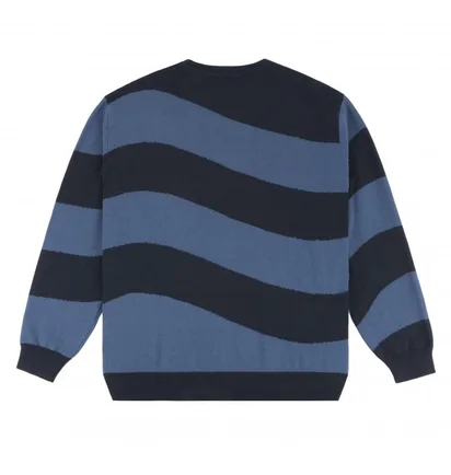 Кофта мужская Dime Wave Striped Blue/Black DIMESP4NVY