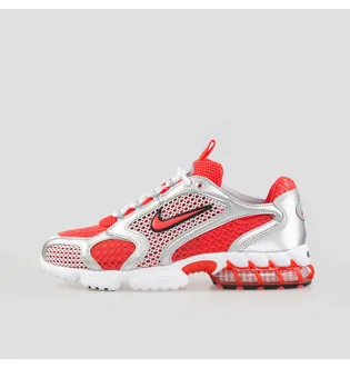 Кросівки чоловічі Nike Air Zoom Spiridon Cage 2 Grey/Red CJ1288-600