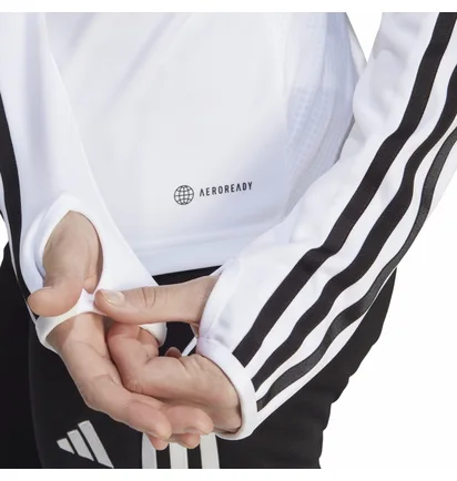 Кофта женская Adidas Long-Sleeve T-Shirt Tiro 23L Tr Topw White HS3485