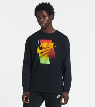 Футболка мужская Nike Freak Max90 Tee Black Dm2451-010