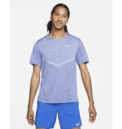Футболка чоловіча Nike Rise 365 MenS Dri-Fit Short-Sleeve Running Top Light Blue CZ9184-482