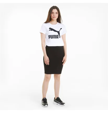 Футболка женская Puma T-Shirt Classics Logo White 530076-02