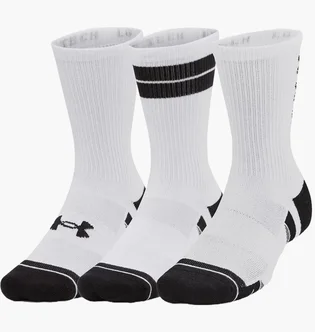 Шкарпетки унісекс Under Armour Perf Tech Nov Crew White (3 пари) 1379515-101