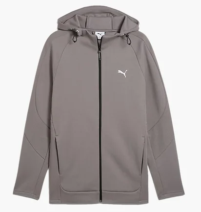 Толстовка мужская Puma Evostripe Full-Zip Hoodie Grey 684613-79